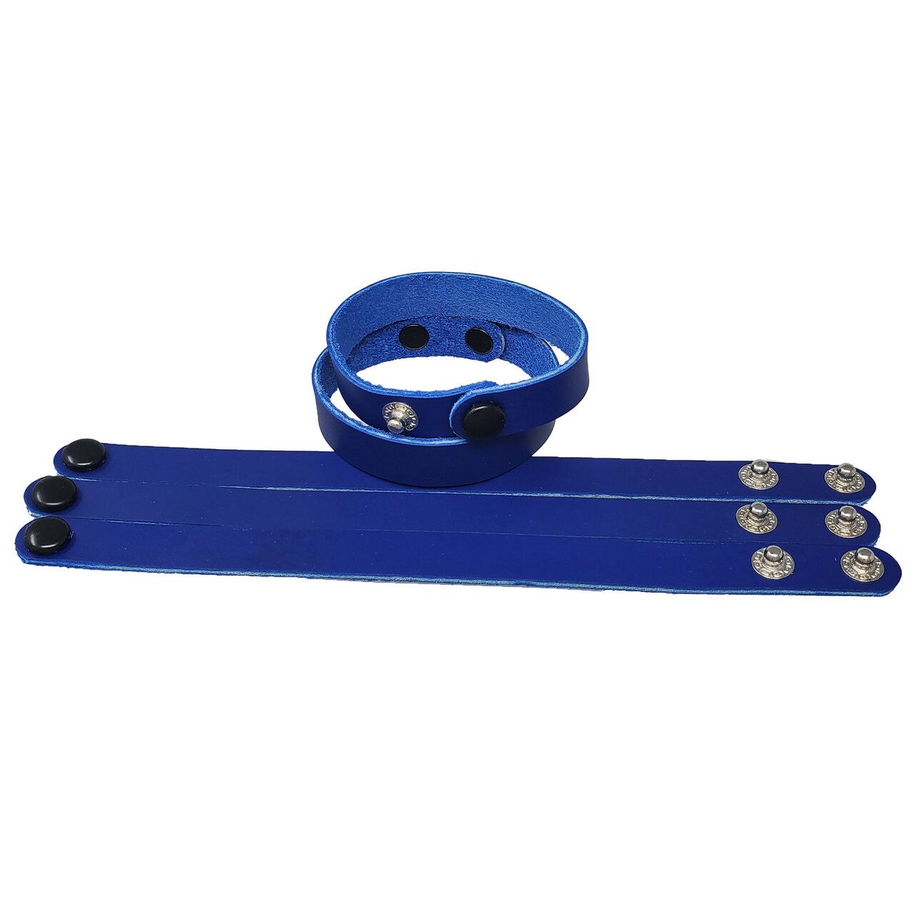 10 Packs Adjustable Leather Bracelets 1/2 Inch wide in many colors – Fundraising, promotional, business gifts-Made in USA